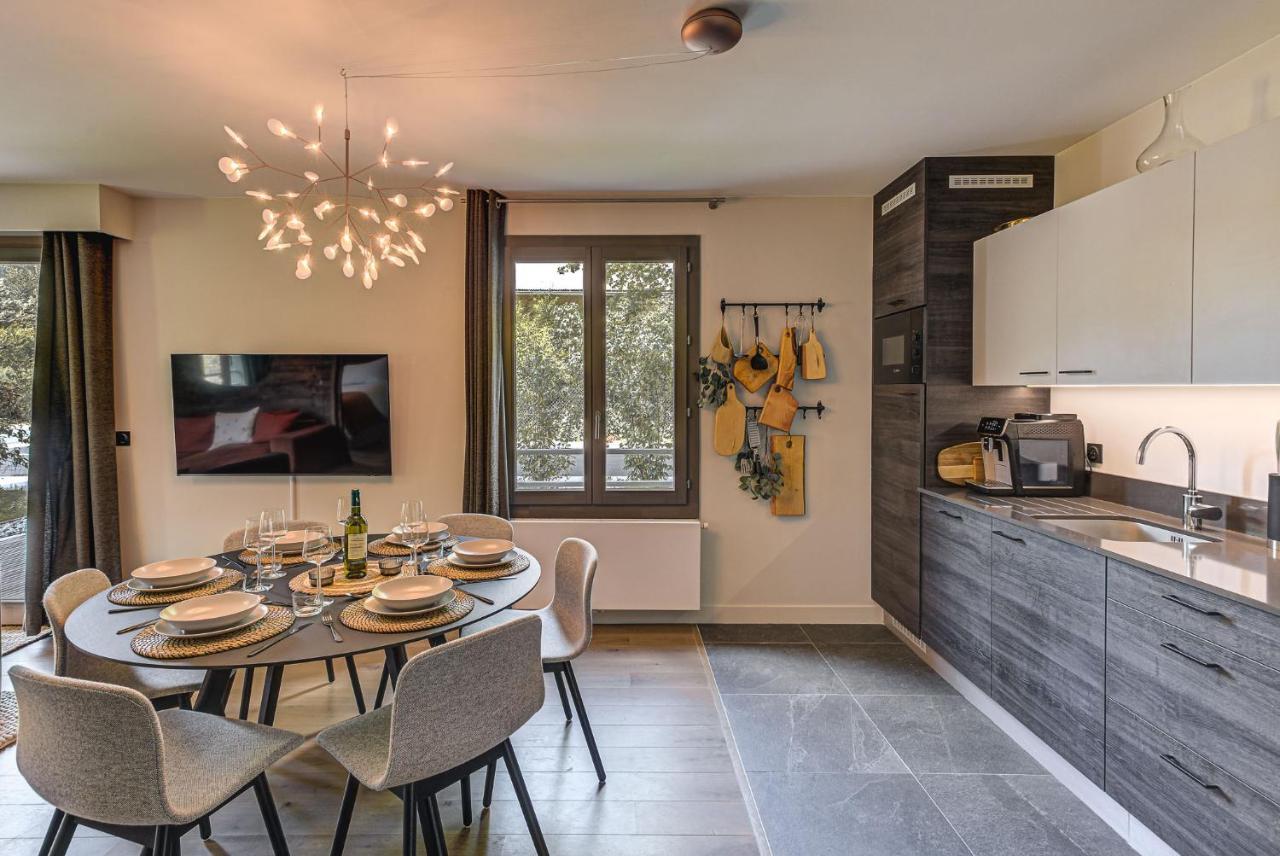 White Pearl A05 Modern Apartment Chamonix Alpes Travel Sleeps 4 To 6 Екстер'єр фото
